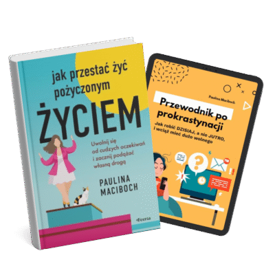 pakiet książka jak przestać żyć pożyczonym życiem przewodnik po prokrastynacji